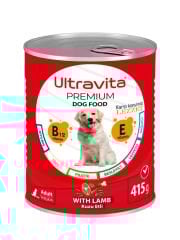 Ultravita Premium Yüksek Proteinli Karışık Konserve Yaş Köpek Maması 415gr x 24 Adet